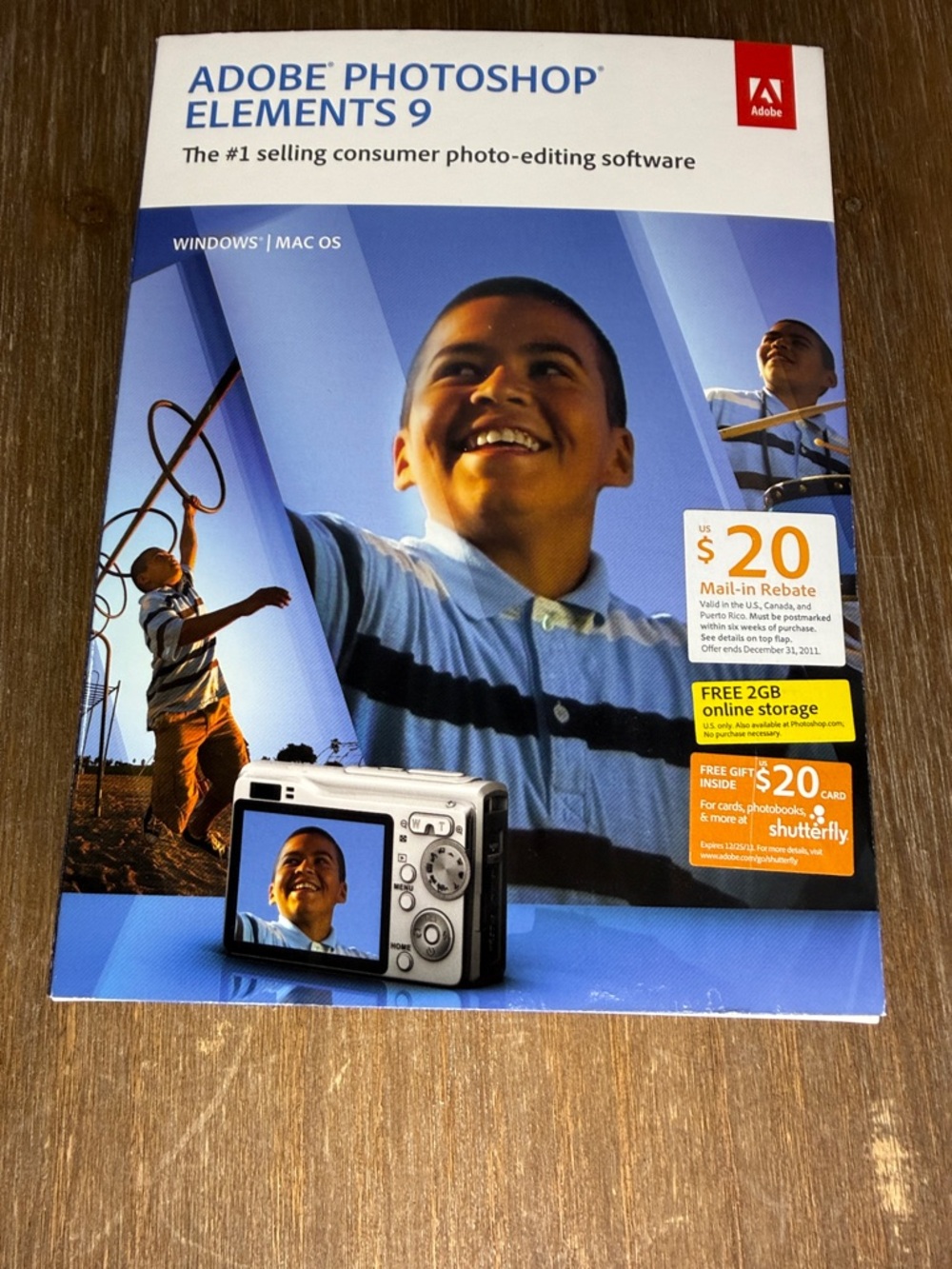 Adobe Photoshop Elements 9 Photo Editing for Windows Mac OS 2 Discs